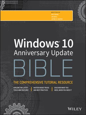 cover image of Windows 10 Anniversary Update Bible